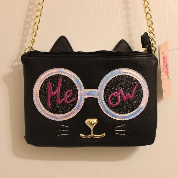 Betsey Johnson Handbags - NWT Betsy Johnson Meow Black Crossbody Bag Purse